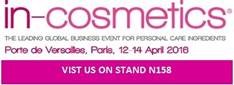 Interfat at In-Cosmetics Paris 2016