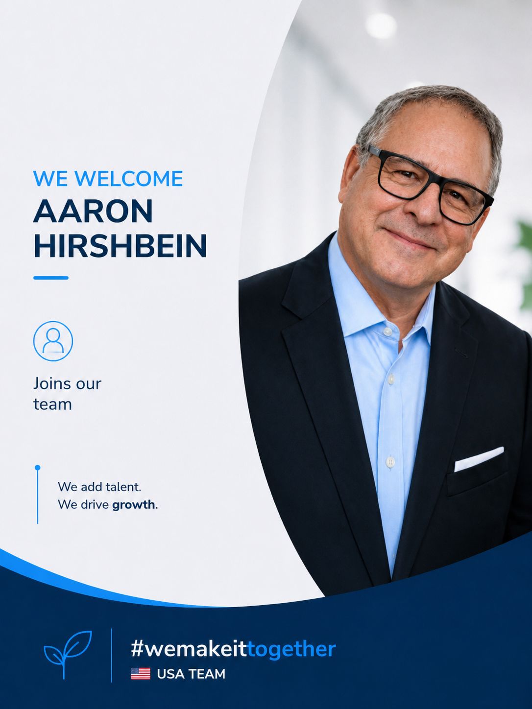 Aaron Hirshbein joins INTERFAT USA as a new member of our team.
